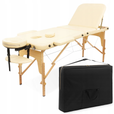 Массажний стіл 4FIZJO Massage Table+ Wood W60 Beige